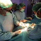 Un equipo médico pone un marcapasos a un bebé. J. ANDALUCÍA