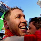Sebastian Vettel, el gran triunfador en Australia.