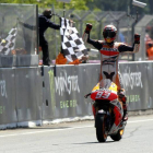 Marc Marquez celebra su victoria.