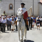 La procesión con la escenificación de Santiago Apóstol a caballo es uno de los actos más relevantes. MARCIANO