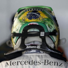 Lewis Hamilton, con el casco de homenaje a Aryton Senna que luce en Interlagos, donde nunca ha ganado.