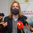 Pablo Fernández, candidato de UP a la presidencia. ALMUDENA ÁLVAREZ