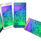 El nuevo Samsung Galaxy Alpha en diferentes colores.