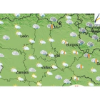 Previsión de la Aemet para este domingo. AEMET