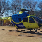 Uno de los heridos, un varón de unos 70 años, ha sido trasladado en helicóptero medicalizado al Complejo Asistencial de León. 112 CyL