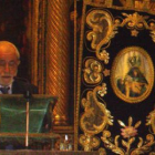 El bañezano Francisco Cabo pronunció el pregón de la Semana Santa.
