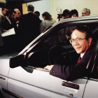 TatsuroToyoda, expresidente de Toyota, en 1984.