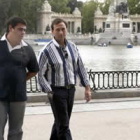 José P. Flores, superviviente, y el portavoz de la Asociación de Víctimas, Javier Rodríguez.