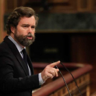 Iván Espinosa de los Monteros, portavoz parlamentario de Vox. F. ALVARADO