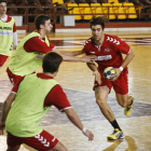 Juanjo, de frente, durante un entrenamiento. F. OTERO PERANDONES