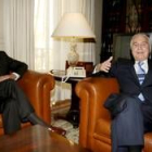 El ministro de Justicia, Mariano Fernández Bermejo, y el presidente del Poder Judicial, Carlos Dívar