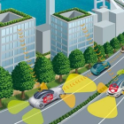 Imagen virtual de la tecnología de taxis robot de la firma de Japón ZMP.