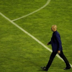 Paco Jémez, durante un encuentro en Vallecas