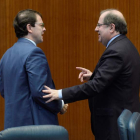 Alfonso Fernández Mañueco y Juan Vicente Herrera. NACHO GALLEGO