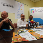 Pablo Linares, Gerardo Álvarez Courel, y Antonio Cuellas, ayer en el Consejo Comarcal. ANA F. BARREDO