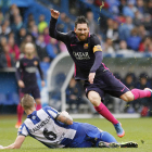 Messi no puede resolverlo todo y ante el Deportivo fue incapaz de obrar la remontada.  LAVANDEIRA JR