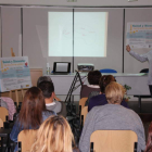 Conferencia sobre el ‘bullying’, ayer en Valencia de Don Juan. DL