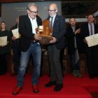 La Castaña de Oro premia al Consejo Regulador de la IGP del Botillo y a las nueve industrias adscritas al mismo. ANA F. BARREDO