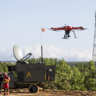 El Cóndor, es uno de los drones que está testando la UME para remitirlo a sus batallones. FERNANDO OTERO