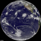 Los huracanes Kilo, Ignacio y Jimena, en el Pacífico central.