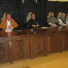 Los populares Jarrín y Bardal junto a Perandones, Soto, Álvarez, Carro y, a la derecha, Alonso, en u