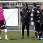 Benzema volvió ayer a los entrenamientos