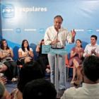 Pons intervino en un acto con militantes del PP de la Comunitat Valenciana.