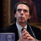 El expresidente del Gobierno y presidente de FAES, José María Aznar.