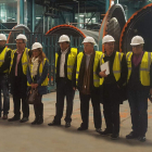El presidente del banco y el embajador en Bolivia visitaron Tvitec . DL