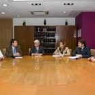 El presidente de Renfe, José Salgueiro, se reunió con responsables del PSOE y de UGT en Valladolid