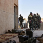 Fuerzas gubernamentales sirias en las inmediaciones de Deir Ezzor