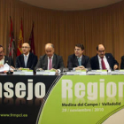 La directiva de la FRMP ayer en la asamblea que celebró en Medina del Campo.