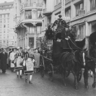 Imagen de la ceremonia fúnebre del que fuera alcalde de León Enrique González Luaces. ARCHIVO FAMILIA GONZÁLEZ LUACES