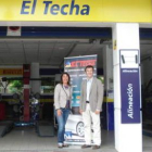 El presidente de Baloncesto León, Joaquín Rodríguez, en El Techa.