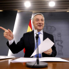 José Blanco, tras uno de los últimos Consejos de Ministros.
