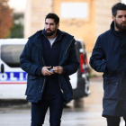 Nikola Karabatic, junto a su hermano Luka (derecha) en una imagen tomada el pasado noviembre antes de declarar en Montpellier