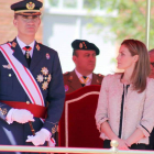 Los reyes, don Felipe y doña Letizia, presiden la entrega de los Reales Despachos en la Academia Básica del Aire.