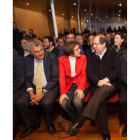 Herrera y Posada, ayer, en el acto en Soria.