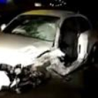El vehículo que provocó el accidente.