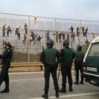 Foto que Jordi Évole colgó en Twiter de la valla de Melilla el pasado viernes.