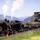 Tren de tolvas de MSP, frente al lavadero. ALFREDO CÁLIZ