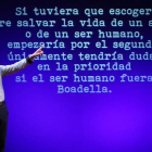 El genial Boadella, en una de sus interpretaciones de su último trabajo como comediante. DL