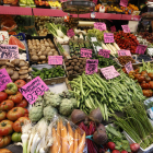 Imagen de un puesto de fruta en un mercado. JAVIER LIZÓN
