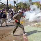 Imagen de los altercados que tuvieron lugar el pasado domingo en Caracas