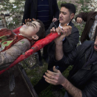 Una de las fotografías de López tomada en Siria