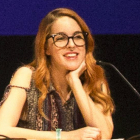 Amarna Miller, en unas charlas sobre sexo en Barcelona, el pasado marzo.