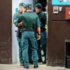 Agentes de la Guardia Civil en Barcelona
