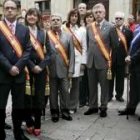 Los niños de primera comunión acompañaron el procesionar