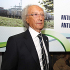 Pucci, en un acto de la empresa en León, en 2011. RAMIRO