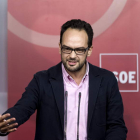 El secretario de Relaciones Institucionales del PSOE, Antonio Hernando.